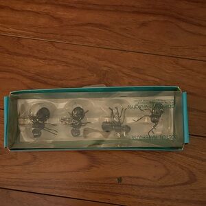 Boston Warehouse Ant  Weights - Black and Silver